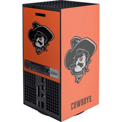 Oklahoma State University OSU Basketball Xbox Series X Console Skin