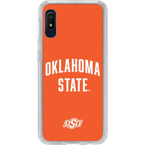 Oklahoma State University OSU Cowboys Basketball Galaxy A10e Clear Case