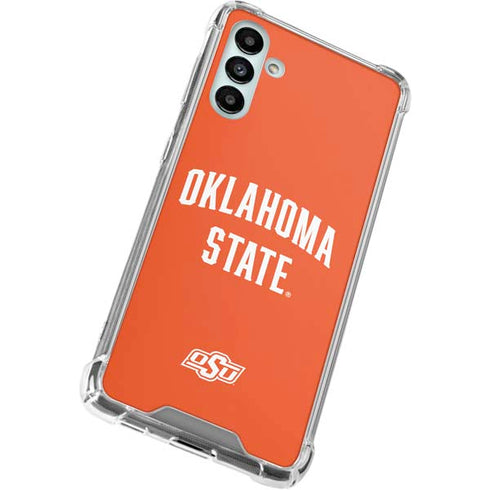 Oklahoma State University OSU Cowboys Basketball Galaxy A13 5G Clear Case