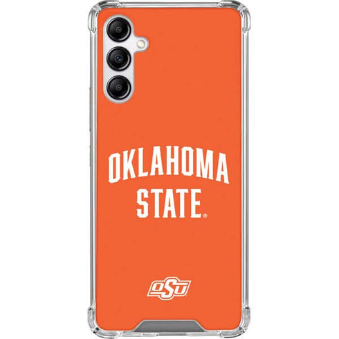 Oklahoma State University OSU Cowboys Basketball Galaxy A14 5G Clear Case