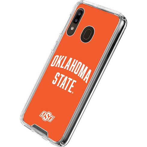 Oklahoma State University OSU Cowboys Basketball Galaxy A30 Clear Case