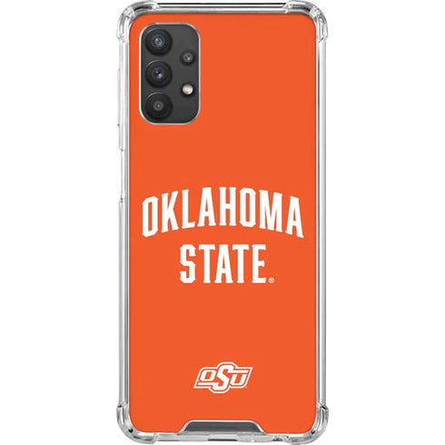 Oklahoma State University OSU Cowboys Basketball Galaxy A32 5G Clear Case