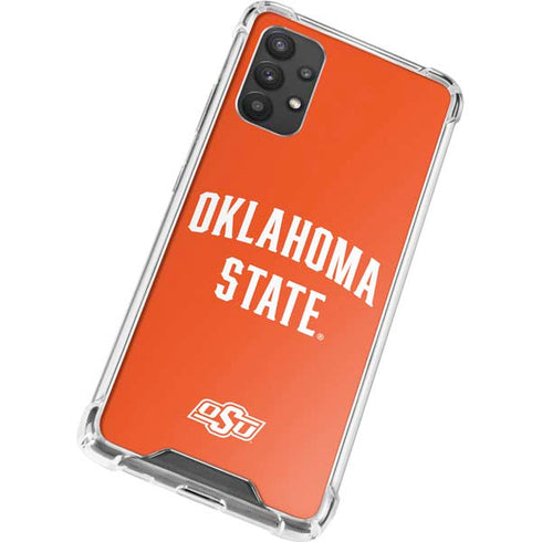 Oklahoma State University OSU Cowboys Basketball Galaxy A32 5G Clear Case