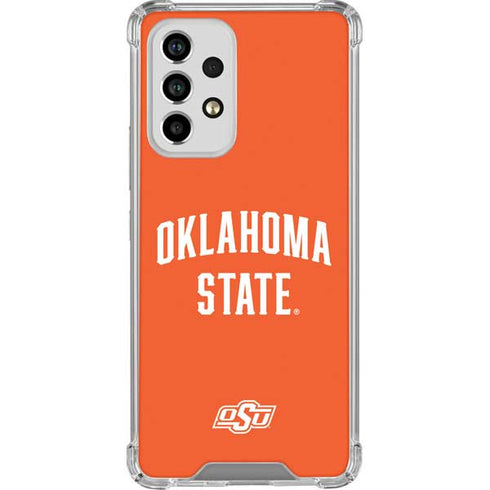 Oklahoma State University OSU Cowboys Basketball Galaxy A33 5G Clear Case