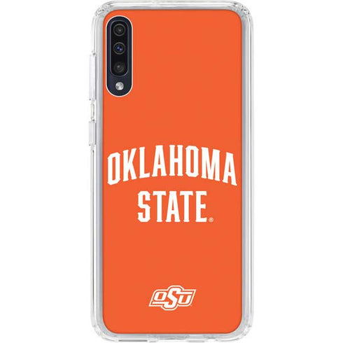 Oklahoma State University OSU Cowboys Basketball Galaxy A50 Clear Case