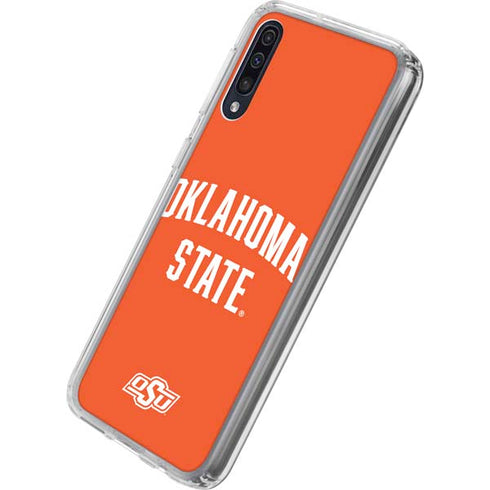 Oklahoma State University OSU Cowboys Basketball Galaxy A50 Clear Case
