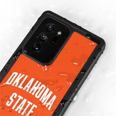 Oklahoma State University OSU Cowboys Basketball Galaxy Note20 Ultra 5G Waterproof Case
