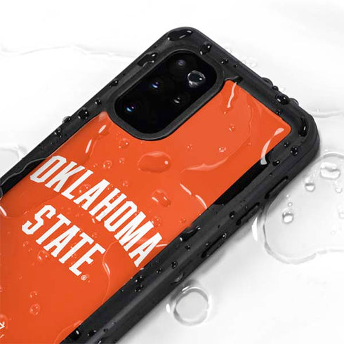 Oklahoma State University OSU Cowboys Basketball Galaxy S20 Plus Waterproof Case