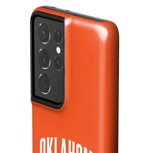 Oklahoma State University OSU Cowboys Basketball Galaxy S21 Ultra 5G Pro Case