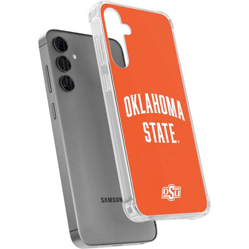 Oklahoma State University OSU Cowboys Basketball Galaxy S24 Plus Clear Case