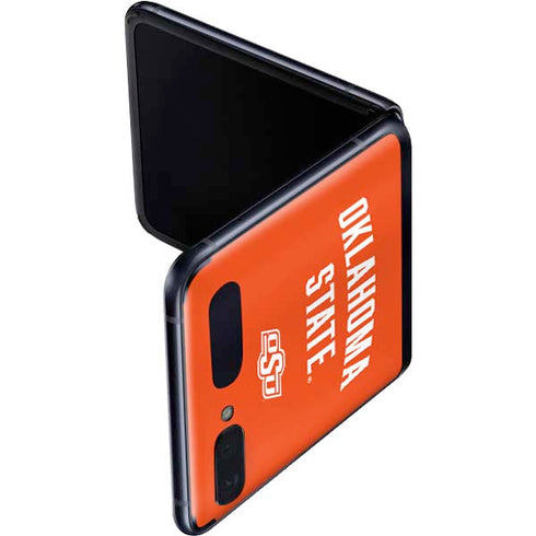 Oklahoma State University OSU Cowboys Basketball Galaxy Z Flip Skin