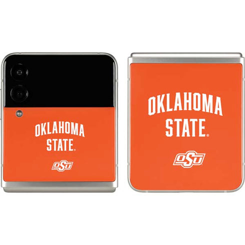 Oklahoma State University OSU Cowboys Basketball Galaxy Z Flip3 5G Skin