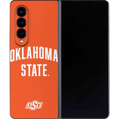 Oklahoma State University OSU Cowboys Basketball Galaxy Z Fold4 5G Skin