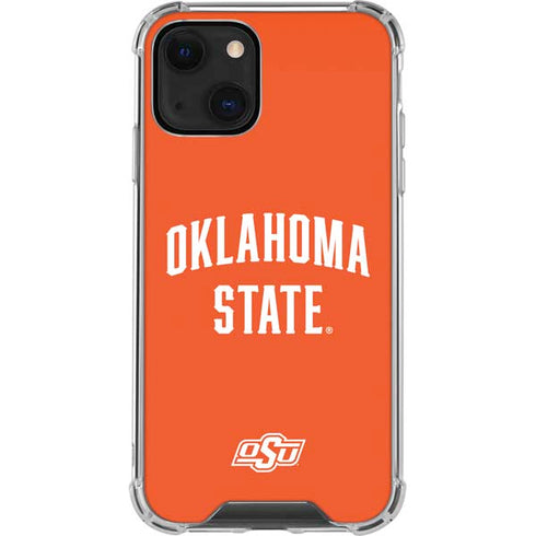 Oklahoma State University OSU Cowboys Basketball iPhone 14 Plus Clear Case