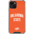 Oklahoma State University OSU Cowboys Basketball iPhone 14 Plus Clear Case