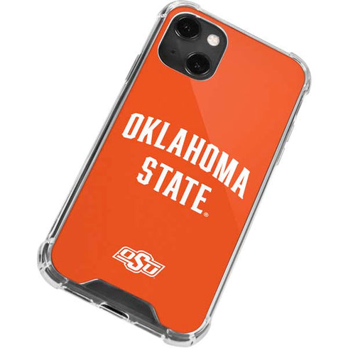 Oklahoma State University OSU Cowboys Basketball iPhone 14 Plus Clear Case