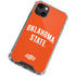 Oklahoma State University OSU Cowboys Basketball iPhone 14 Plus Clear Case