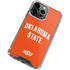 Oklahoma State University OSU Cowboys Basketball iPhone 14 Pro Clear Case