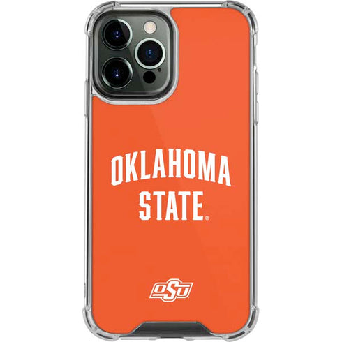 Oklahoma State University OSU Cowboys Basketball iPhone 14 Pro Max Clear Case