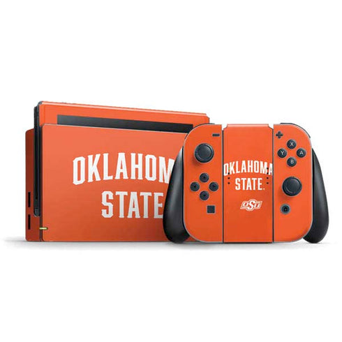 Oklahoma State University OSU Cowboys Basketball Nintendo Switch Bundle Skin