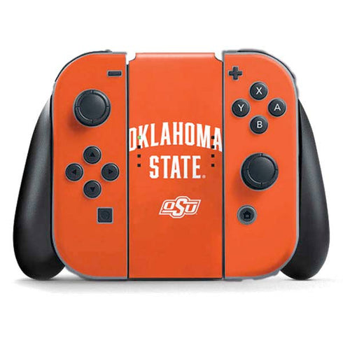 Oklahoma State University OSU Cowboys Basketball Nintendo Switch (2017-2021) Joy-Con Controller Skin