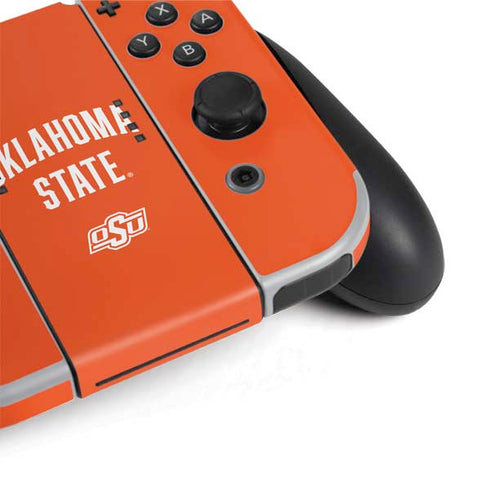 Oklahoma State University OSU Cowboys Basketball Nintendo Switch OLED (2021) Skin
