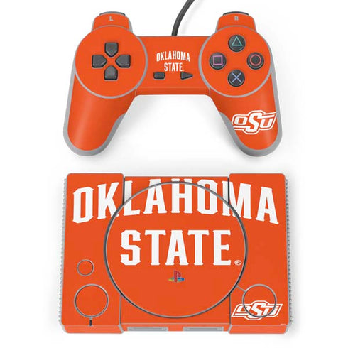 Oklahoma State University OSU Cowboys Basketball PlayStation Classic Bundle Skin