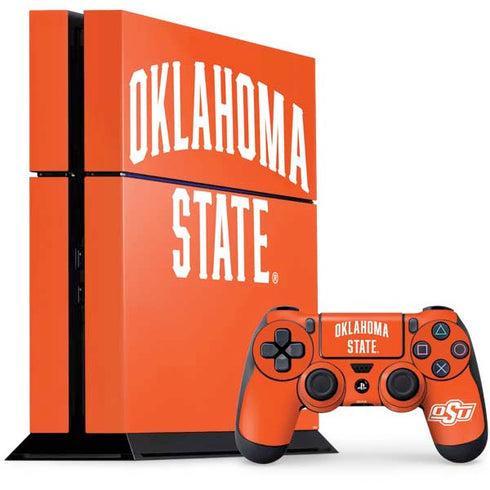 Oklahoma State University OSU Cowboys Basketball PS4 Console and Controller Bundle Skin