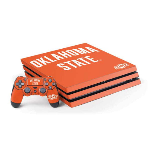 Oklahoma State University OSU Cowboys Basketball PS4 Pro Bundle Skin