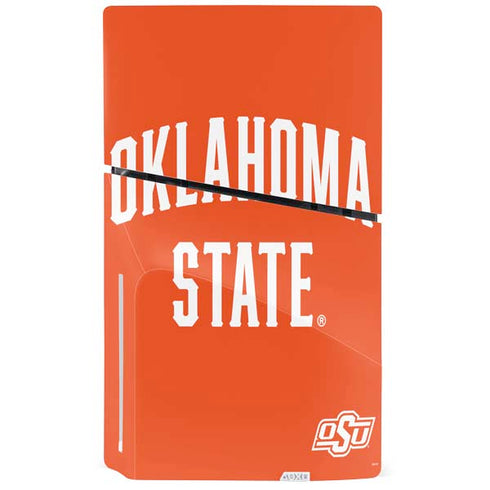 Oklahoma State University OSU Cowboys Basketball PS5 Slim Disk Bundle Skin