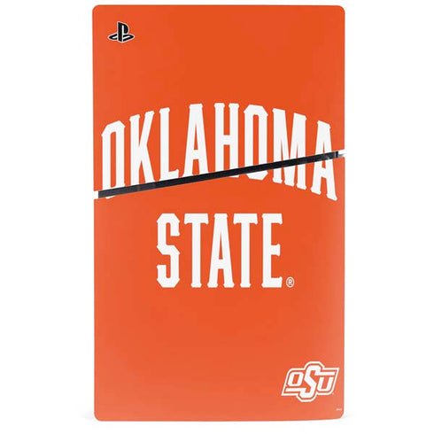 Oklahoma State University OSU Cowboys Basketball PS5 Slim Digital Edition Console Skin