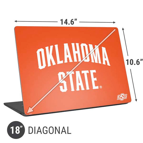 Oklahoma State University OSU Cowboys Basketball Universal Laptop 18in (14.6 x 10.6in) Skin