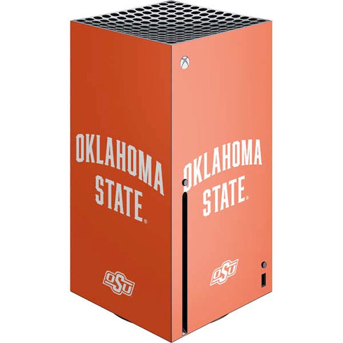 Oklahoma State University OSU Cowboys Basketball Xbox Series X Console Skin