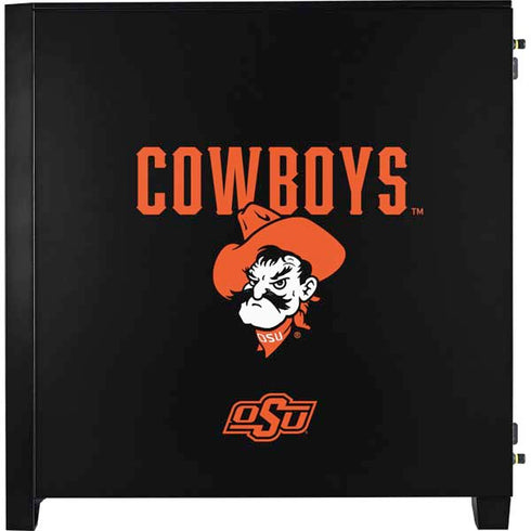 Oklahoma State University OSU Ride Em Cowboy Corsair 4000D Tempered Glass Mid-Tower ATX Case Skin