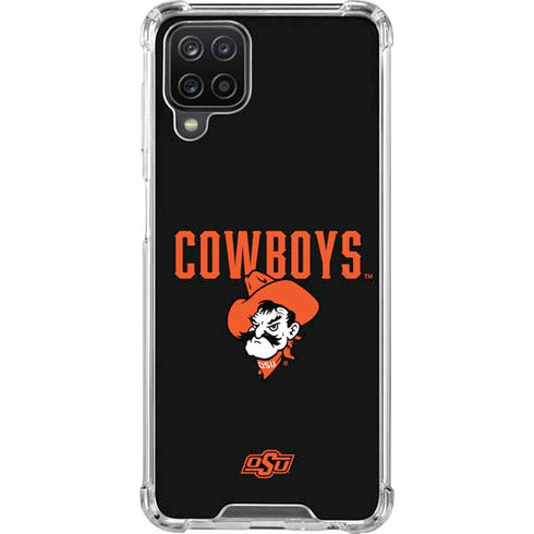 Oklahoma State University OSU Ride Em Cowboy Galaxy A12 Clear Case