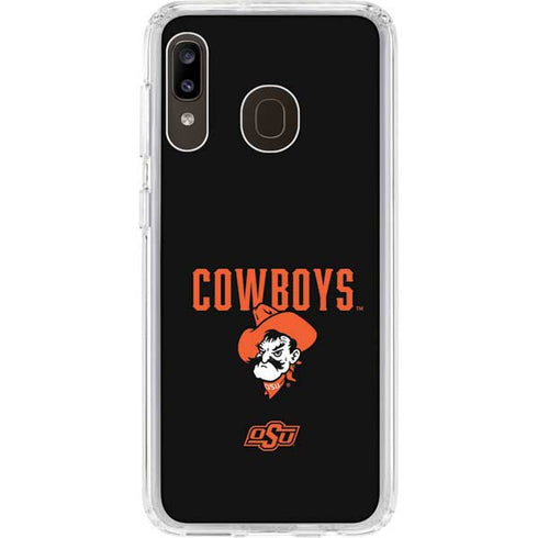 Oklahoma State University OSU Ride Em Cowboy Galaxy A20 Clear Case