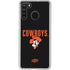 Oklahoma State University OSU Ride Em Cowboy Galaxy A21 Clear Case