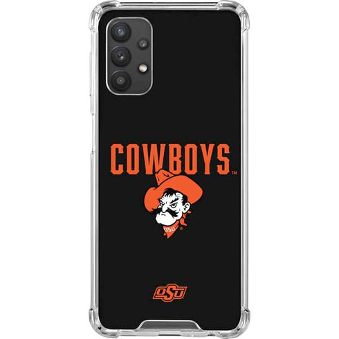 Oklahoma State University OSU Ride Em Cowboy Galaxy A32 5G Clear Case