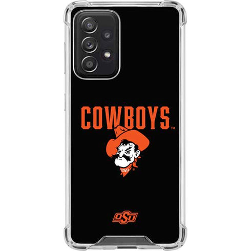 Oklahoma State University OSU Ride Em Cowboy Galaxy A52 5G Clear Case