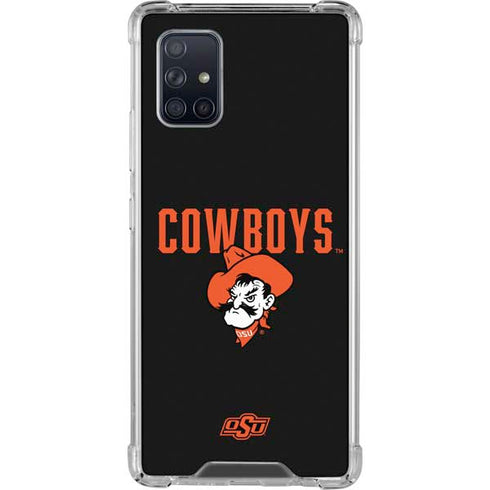 Oklahoma State University OSU Ride Em Cowboy Galaxy A71 5G Clear Case