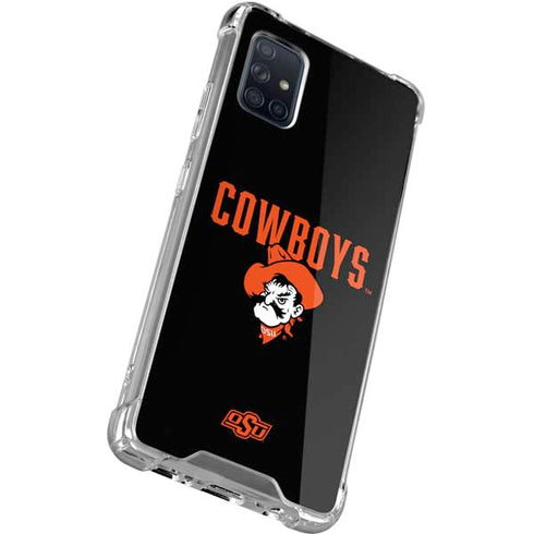 Oklahoma State University OSU Ride Em Cowboy Galaxy A71 5G Clear Case