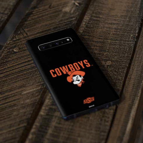 Oklahoma State University OSU Ride Em Cowboy Galaxy S10 Plus Skin
