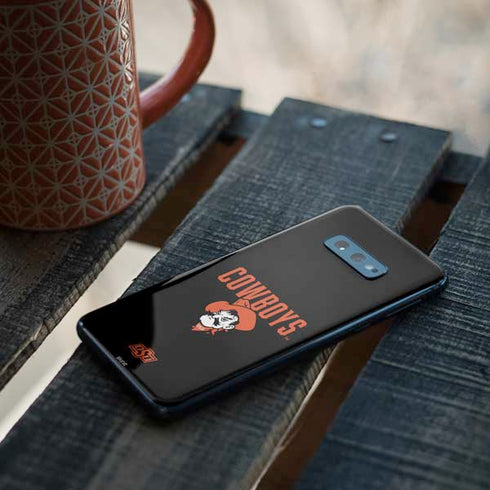 Oklahoma State University OSU Ride Em Cowboy Galaxy S10e Skin