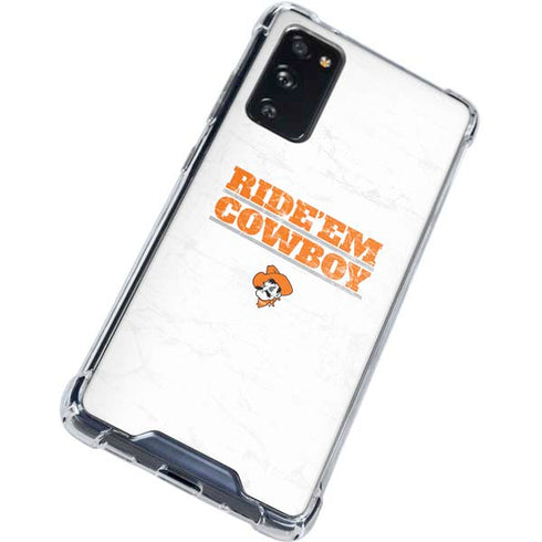 Oklahoma State University OSU Ride Em Cowboy Galaxy S20 FE Clear Case