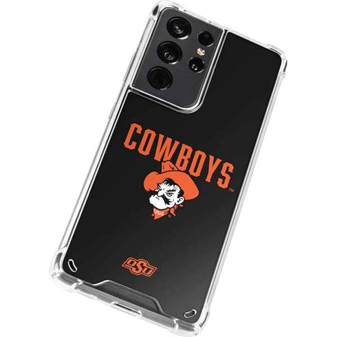 Oklahoma State University OSU Ride Em Cowboy Galaxy S21 Ultra 5G Clear Case