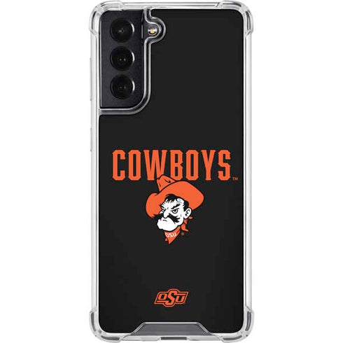 Oklahoma State University OSU Ride Em Cowboy Galaxy S22 Clear Case