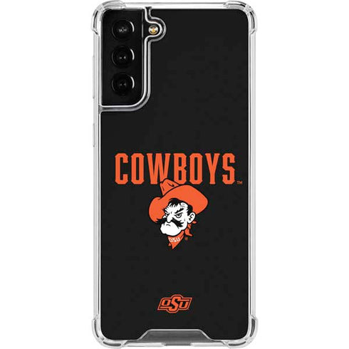 Oklahoma State University OSU Ride Em Cowboy Galaxy S22 Plus Clear Case