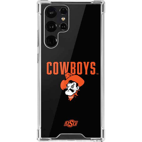 Oklahoma State University OSU Ride Em Cowboy Galaxy S22 Ultra Clear Case