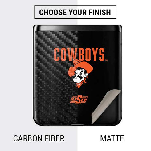 Oklahoma State University OSU Ride Em Cowboy Galaxy Z Flip Skin