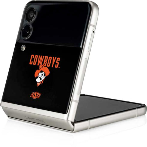 Oklahoma State University OSU Ride Em Cowboy Galaxy Z Flip4 5G Skin